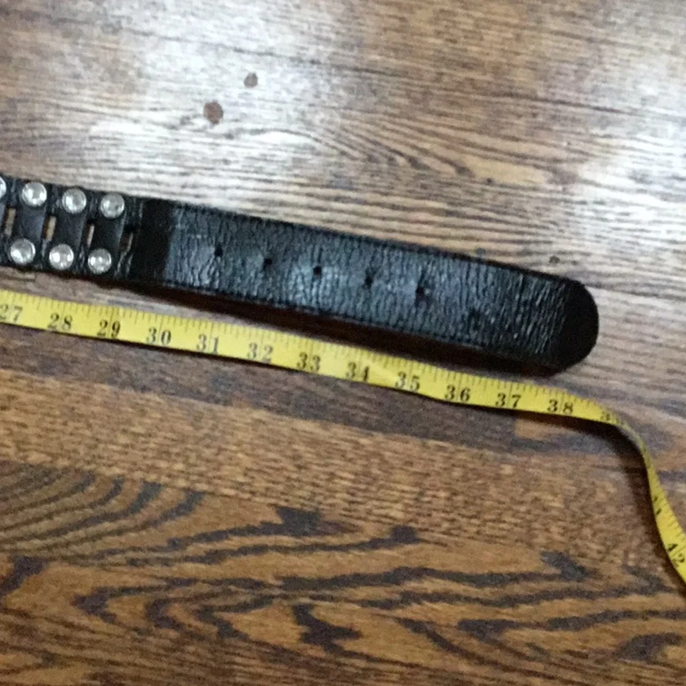 Morgan Black Rhinestones Stud Belt - Picture 5 of 7